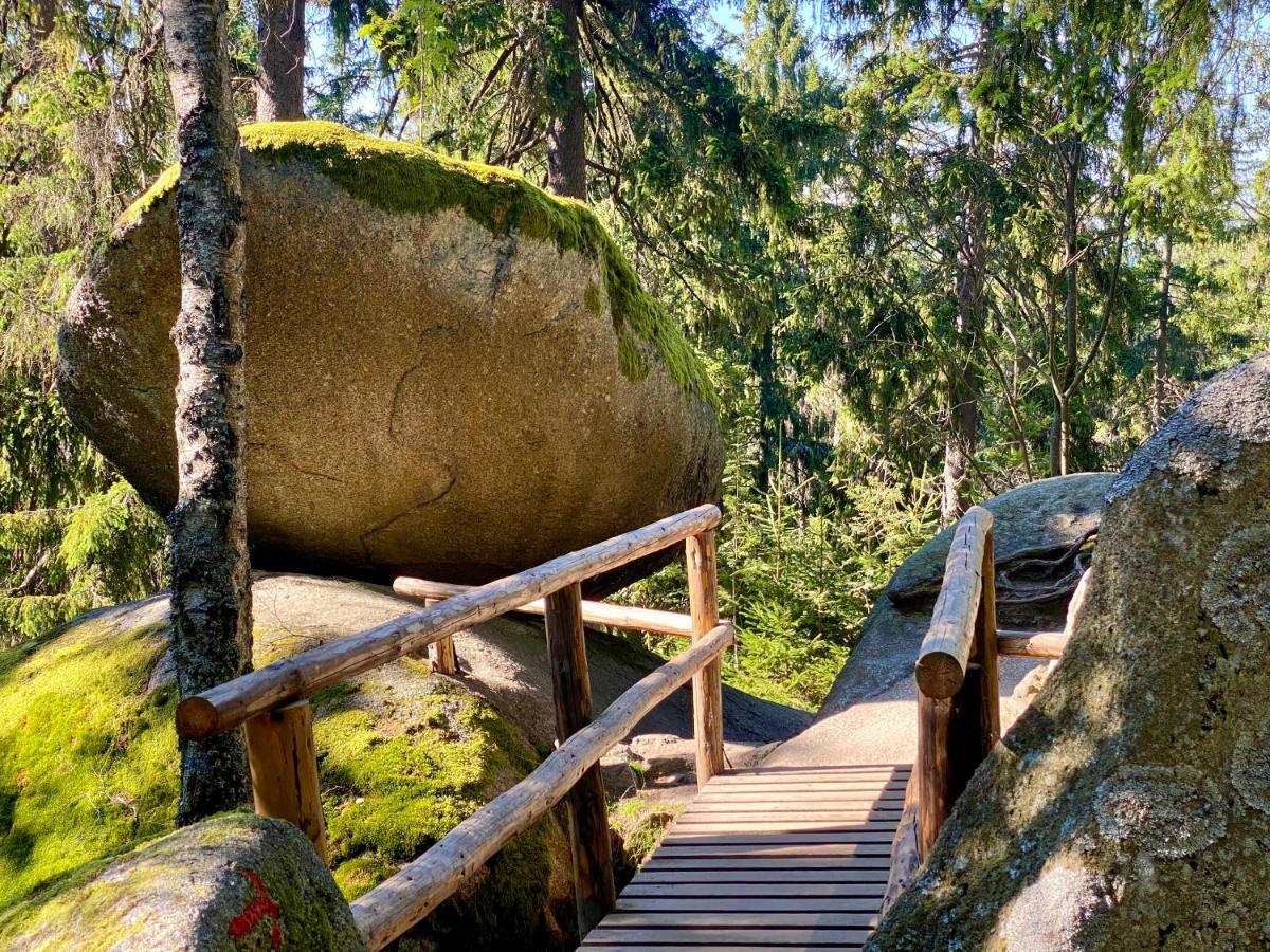 Ferienwohnung Oxana Im Naturpark Fichtelgebirge Schonwald  Exteriör bild