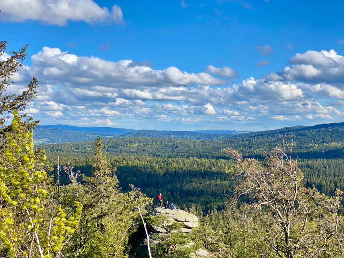 Ferienwohnung Oxana Im Naturpark Fichtelgebirge Schonwald  Exteriör bild
